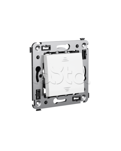 Выключатель одноклавишный в стену, Avanti, Ванильная дымка DKC 4405103 в Чебоксарах Аксессуары для стоек и шкафов Pintop.ru