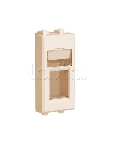 Адаптер для Keystone Ванильная дымка Avanti, 1 мод DKC 4405201 в Чебоксарах Аксессуары для стоек и шкафов Pintop.ru