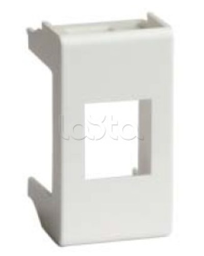 Адаптер для информационных разъемов SIEMON, «Viva», 1 мод., белый DKC 45008 в Чебоксарах Аксессуары для стоек и шкафов Pintop.ru