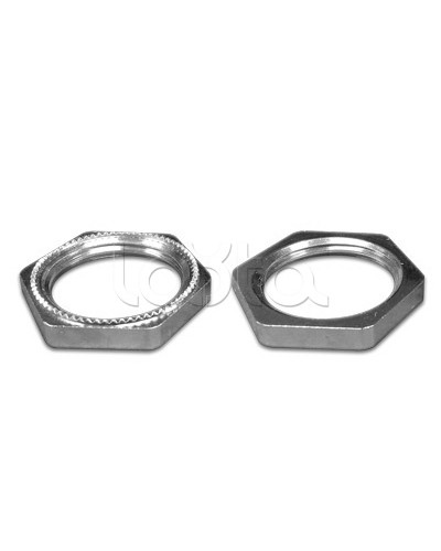 Гайка заземляющая M25x1,5 никел. латунь DKC 6006EMC-25 в Чебоксарах Крепеж Pintop.ru