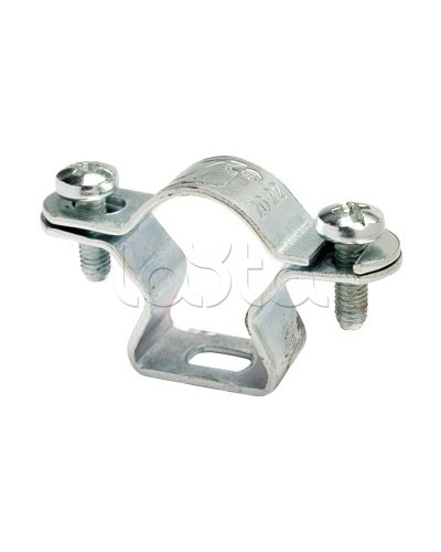 Стальной хомут 40-1 1/4 мм, оцинкованная сталь DKC 6040-38 в Чебоксарах Крепеж Pintop.ru