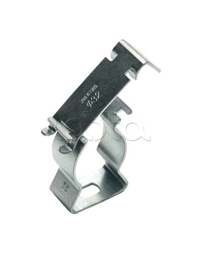 Держатель с крышкой D32, оцинкованная сталь DKC (6044-A32) в Чебоксарах Держатели, клипсы, скобы Pintop.ru