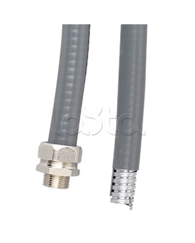 Металлорукав DN 20мм в гладкой EVA изоляции, Dвн 20,5 мм, Dнар 27,0, IP66, 50 м, цвет серый DKC 607E022 в Чебоксарах Металлорукав Pintop.ru