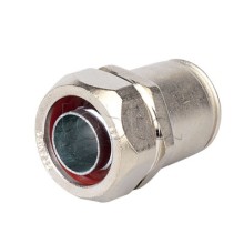 Муфта металлорукав DN 20-жесткая труба д.20мм, IP66/IP67, никелированная латунь DKC 6117-2020