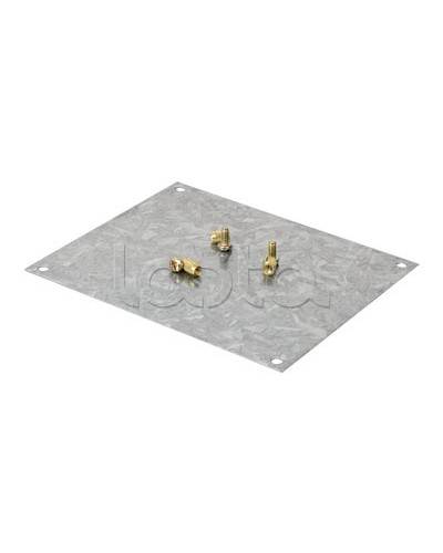 Монтажная пластина из оцинк. стали 133х109 мм, для коробок 154х129 мм DKC (653012) в Чебоксарах Распределительные коробки Pintop.ru