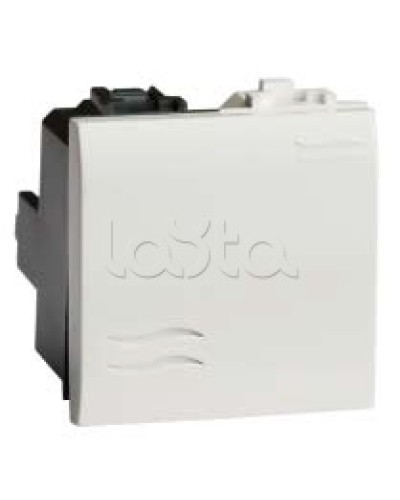 Выключатель типа кнопка, белый, 2мод. DKC 76022B в Чебоксарах Аксессуары для стоек и шкафов Pintop.ru