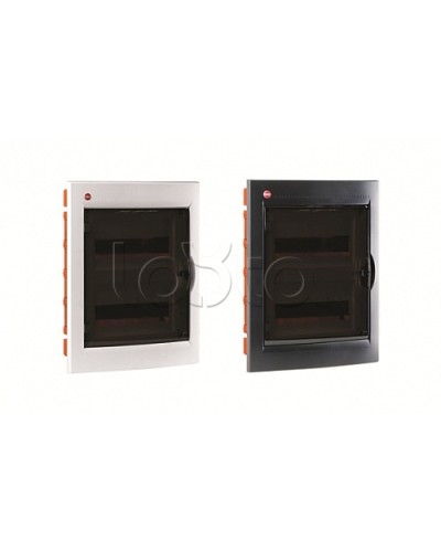 Щиток встраив.с двер.24мод.,IP41,бел., с клем.блок.2х87508 и замком DKC 81924 в Чебоксарах Аксессуары для стоек и шкафов Pintop.ru