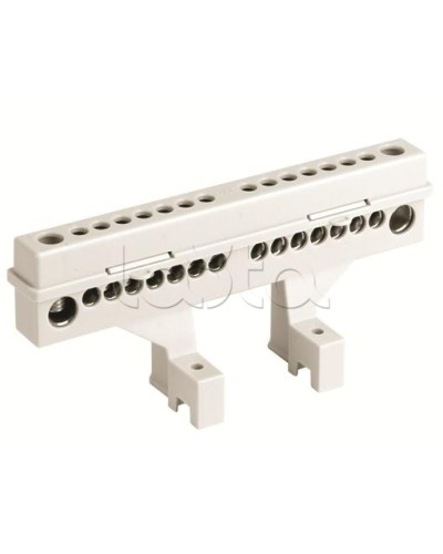 Блок клеммный (2х8 модуля + суппорты) в комплекте с крепежом DKC 87508 в Чебоксарах Клеммные колодки Pintop.ru