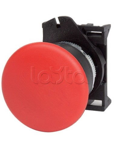 Кнопка грибовидная с фиксацией, красная д. 40 DKC ABHT1M4N в Чебоксарах Коммутационные изделия Pintop.ru