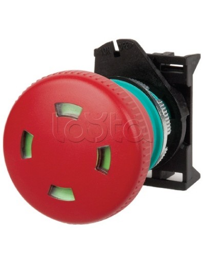 Кнопка аварийная грибовидная типа тяни-толкай с индикацией O 40 DKC ABHT1P4S в Чебоксарах Аксессуары для стоек и шкафов Pintop.ru