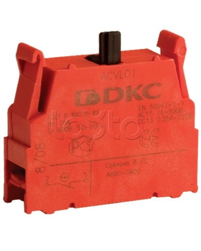 Блок контактный с клеммными зажимами (нормально-разомкнутый) DKC ACVL02 в Чебоксарах Клеммные колодки Pintop.ru