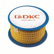 Колечко маркировочное M, 2.5-4мм. черное на желтом DKC AZO3MMBY