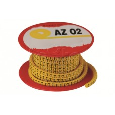 Колечко маркировочное 9, 4-8мм. черное на желтом DKC AZS409BY