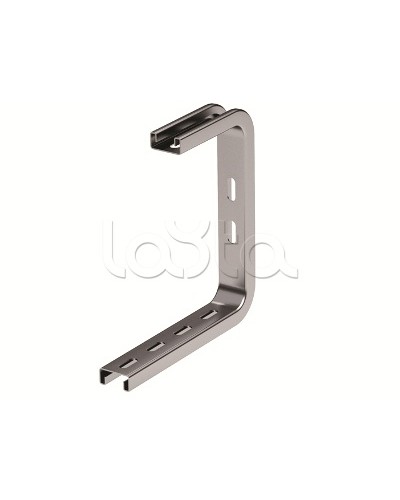 Консоль легкая потолочная DS осн.150 мм, длина 190 мм, цинк-ламельная DKC / ДКС (BBA3015ZL) в Чебоксарах Аксессуары для лотков Pintop.ru