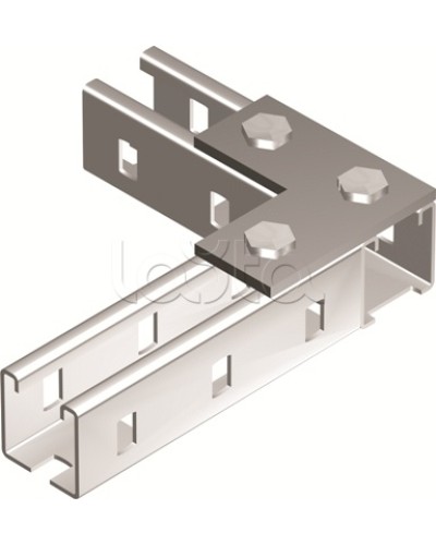 Пластина соединительная L-обр., длина 90х90 мм, 3отв., горячеоцинкованная DKC BMD1021HDZ в Чебоксарах Крепежные изделия Pintop.ru