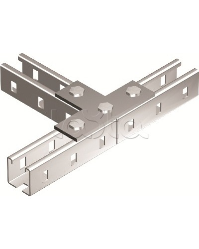 Пластина соединительная Т-обр., горячеоцинкованная DKC BMD1031HDZ в Чебоксарах Аксессуары для лотков Pintop.ru