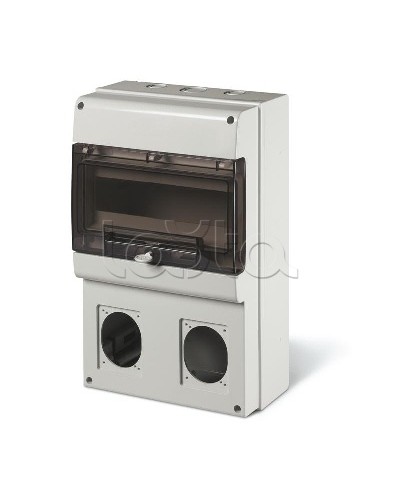 Корпус на 12 модулей и 2 поста с основанием 70х87 мм. Тип M400 DKC DIS6723300 в Чебоксарах Аксессуары для стоек и шкафов Pintop.ru