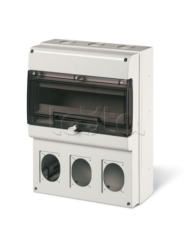 Корпус на 16 модулей и 3 поста с основанием 70х87 мм. Тип M400 DKC DIS6724316 в Чебоксарах Аксессуары для стоек и шкафов Pintop.ru