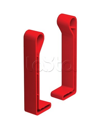 Комплект торцевых заглушек, правая + левая, H 100, полиэтилен RAL3020 DKC LS1000 в Чебоксарах Крепежные изделия Pintop.ru