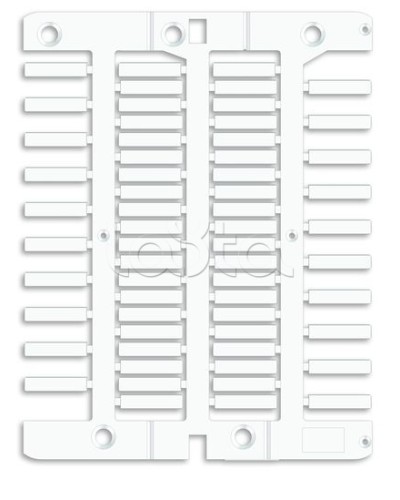 Маркировка для провода, жесткая, для трубочек. 4х18мм. Белая DKC NUT18 в Чебоксарах Крепежные изделия Pintop.ru
