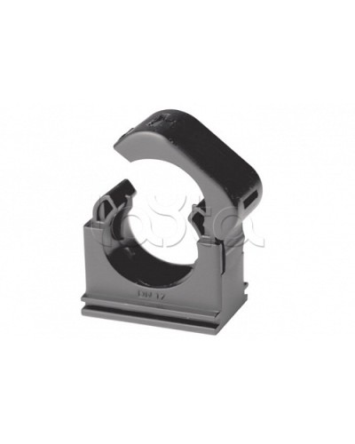 Держатель с крышкой DN 7 мм, полиамид, цвет чёрный DKC PASW07N в Чебоксарах Крепежные изделия Pintop.ru