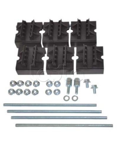 Набор шинодержателей толщиной 10 мм, 4 полюса DKC (R5BSEV2/10TN) в Чебоксарах Держатели, клипсы, скобы Pintop.ru