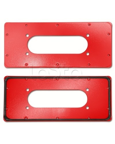 Фланец красный для ST с перф. Тип 3 DKC R5FPST01-RAL3000 в Чебоксарах Аксессуары для стоек и шкафов Pintop.ru