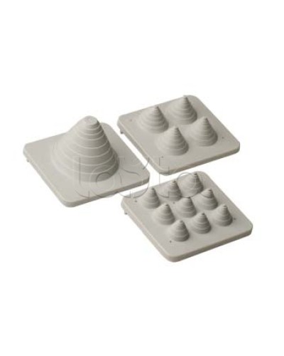 Ввод кабельныймембранный 4х21мм 4 отверстий диаметр 47мм (20 шт/уп) DKC R5MP01 в Чебоксарах Аксессуары для стоек и шкафов Pintop.ru