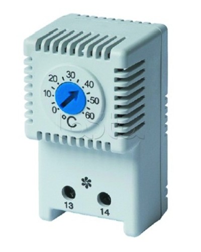 Термостат, NO контакт, диапазон температур: 0-60 °C DKC R5THV2 в Чебоксарах Аксессуары для стоек и шкафов Pintop.ru