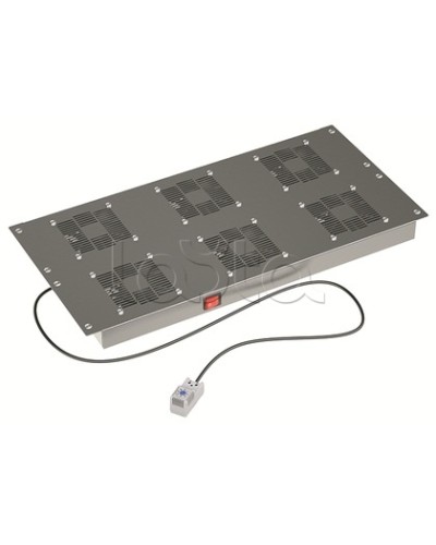 Потолочный вентиляторный модуль, с термостатом 6 вент. для крыши Ш= 600мм DKC R5VSIT6006FT в Чебоксарах Вентиляторные модули Pintop.ru