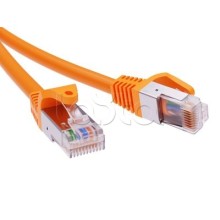 Патч-корд экранированный CAT6A F/UTP 4х2, LSZH, оранжевый, 10м DKC RN6AFU4500OR