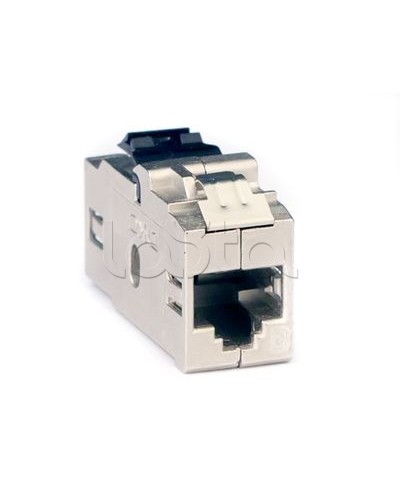 Модуль Keystone RJ45 CAT6 проходной экранированный, серебристый DKC RNK6FESL в Чебоксарах Модули Keystone Pintop.ru