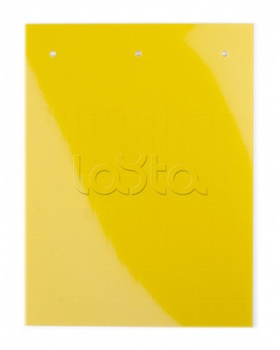 Табличка полужесткая. Клейкое основание. ПВХ-0,5. Желтая DKC TAS128AY в Чебоксарах Аксессуары для лотков Pintop.ru