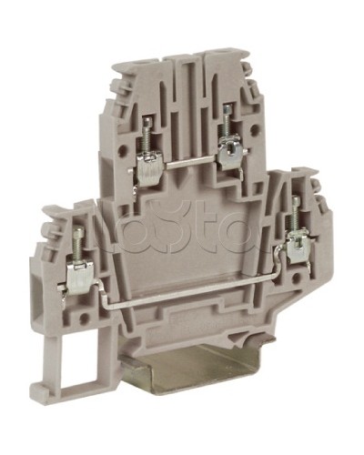 Зажим клеммный проходной 2.5 кв.мм DKC ZDB100GR в Чебоксарах Клеммные колодки Pintop.ru