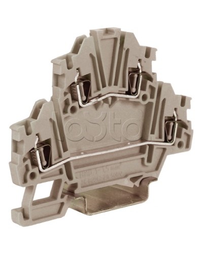 Зажим, серый, 1,5 кв.мм DKC ZHD200GR-RET в Чебоксарах Держатели, клипсы, скобы Pintop.ru