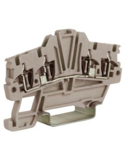 Зажим 1,5 кв.мм синий 2 ввод/2 вывода DKC ZHI420 в Чебоксарах Держатели, клипсы, скобы Pintop.ru