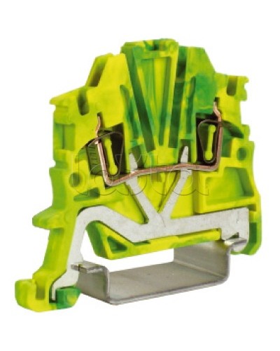 Зажим для заземления, 1,5 кв.мм желто-зеленый DKC ZHT400 в Чебоксарах Держатели, клипсы, скобы Pintop.ru