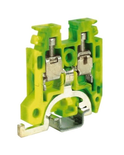 Зажим для заземления желт.зелен 2,5 кв.мм DKC ZTR110 в Чебоксарах Крепежные изделия Pintop.ru