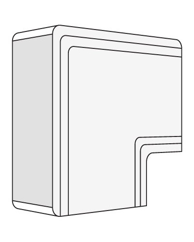 Угол плоский NPAN 200x60 DKC 01748 в Чебоксарах Аксессуары для кабель-канала Pintop.ru