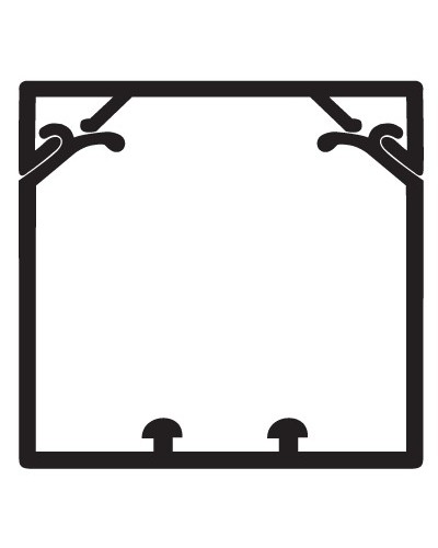 Кабель-канал 80x60 с крышкой с направляющими для установки разделителей TA-GN DKC 01785 в Чебоксарах Кабель-канал Pintop.ru
