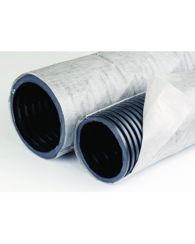 Труба ПНД гибкая дренажная д.125мм с геофильтром SN6, перфорация 360 град DKC (141912A) в Чебоксарах Труба гофрированная Pintop.ru