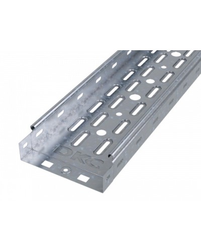 Лоток перф. 150x50x2000 горячеоцинкованный DKC (35253HDZ) в Чебоксарах Кабельные лотки Pintop.ru