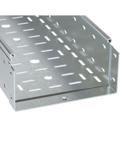 Лоток перфорированный 100х100 L3000 толщ.1,0 мм, горячеоцинкованный DKC (3534110HDZ) в Чебоксарах Кабельные лотки Pintop.ru