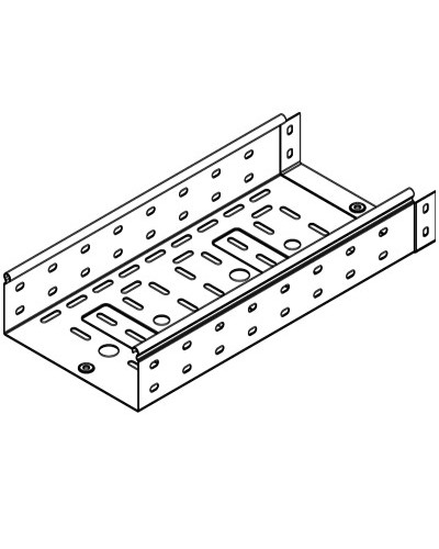 Лоток перфорированный 100х100 L 3000 DKC 35341 в Чебоксарах Кабельные лотки Pintop.ru