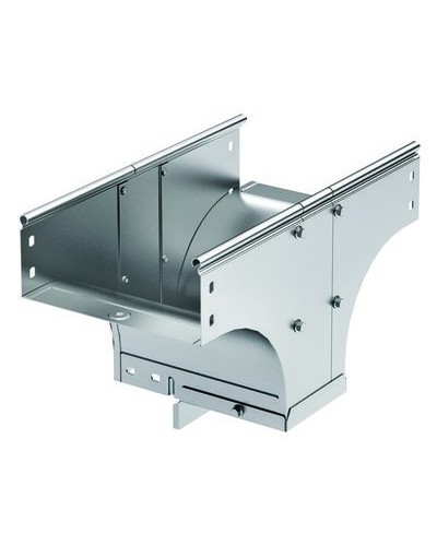 Ответвитель-переходник TDSR T-обр. вертикальный 500/200 в комплекте с крепежными элементами и соединительными в Чебоксарах Аксессуары для лотков Pintop.ru