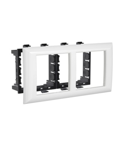 Рамка-суппорт Avanti белый для In-liner Front, 4 мод. DKC 4400914 в Чебоксарах Аксессуары для лотков Pintop.ru