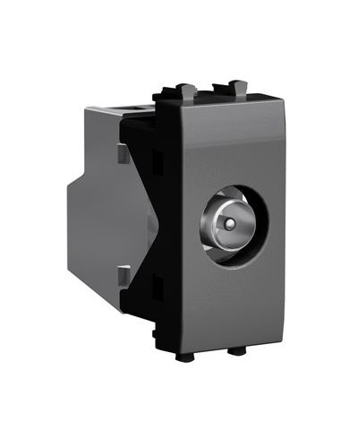 ТВ роз проходная Черный квадрат 1 м DKC 4402511 в Чебоксарах Блоки розеток Pintop.ru