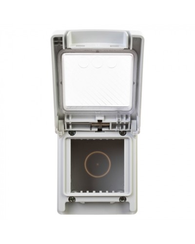 Коробка для настенного монтажа Avanti, IP55, серая, 2 модуля DKC (4403932) в Чебоксарах Распределительные коробки Pintop.ru