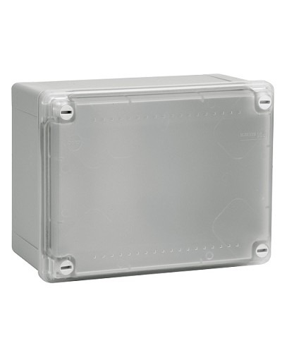 Коробка ответвит. с гладкими стенками, прозрачная, IP56, 240х190х90 мм DKC 54220 в Чебоксарах Распределительные коробки Pintop.ru
