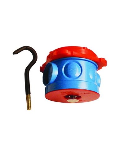 Коробка потолочная с крюком для заливки в бетон, д.70х136мм DKC 59385 в Чебоксарах Аксессуары для кабель-канала Pintop.ru